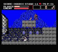une photo d'Ã©cran de Vampire Killer sur MSX